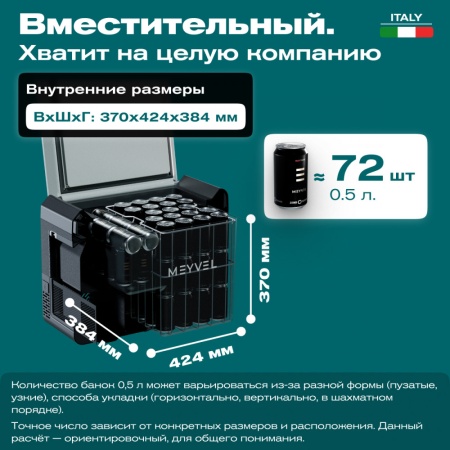 Компрессорный автохолодильник Meyvel AF-PRO54 (12/24V)